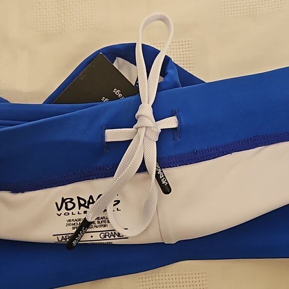 VB Rags Women's Volleyball Shorts Large Blue - Picture 12 of 16